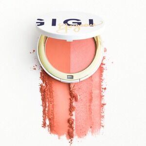 Gigi Gorgeous The Only Blush Duo Authentic + Pride Matte Shimmer Peach Pink 7.6g